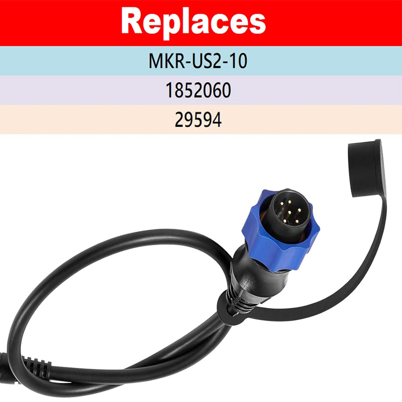 Fish Finder Cable - 1852060 , 29594, MKR-US2-10 Sonar 2