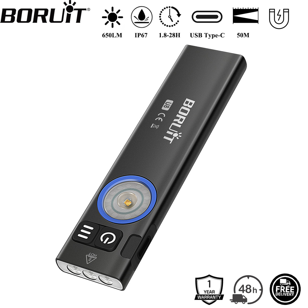 Fishing Light - BORUiT U8 650LM EDC linterna LED