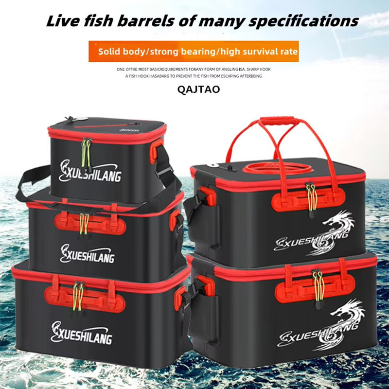 Fish Finder Case - Cubo de pesca plegable y grueso,
