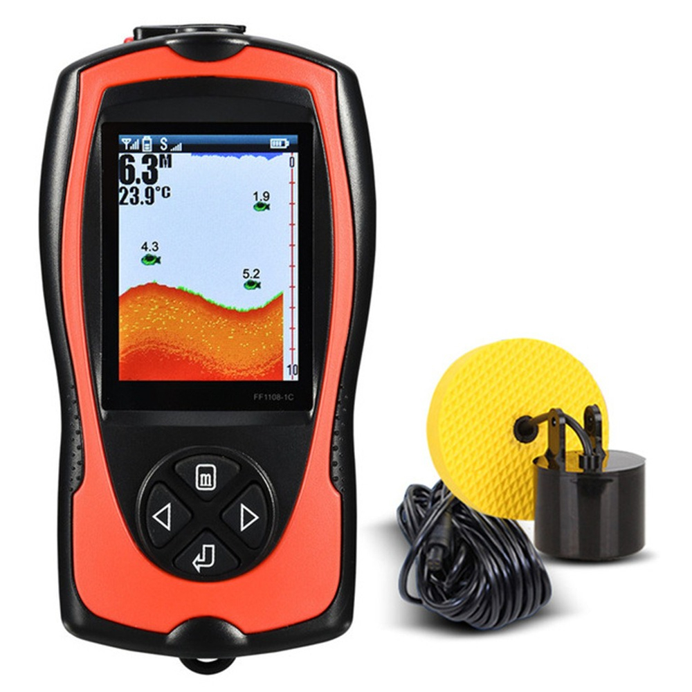 Fish Finder - Sonda de Pesca con Cable, Pantalla
