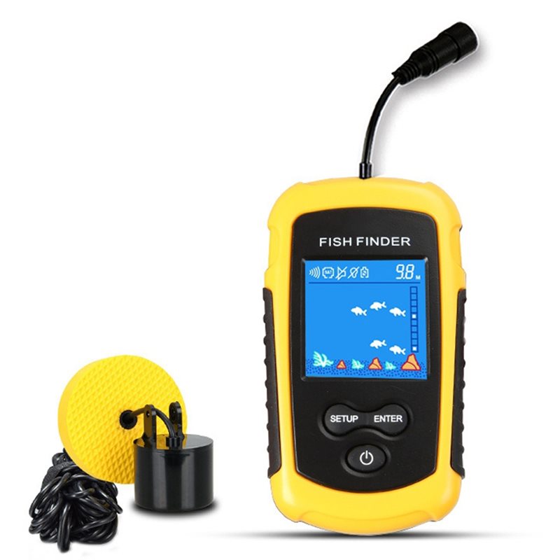 Fish Finder Portable - ABHT-Kayak Sonda de Profundidad Portátil para