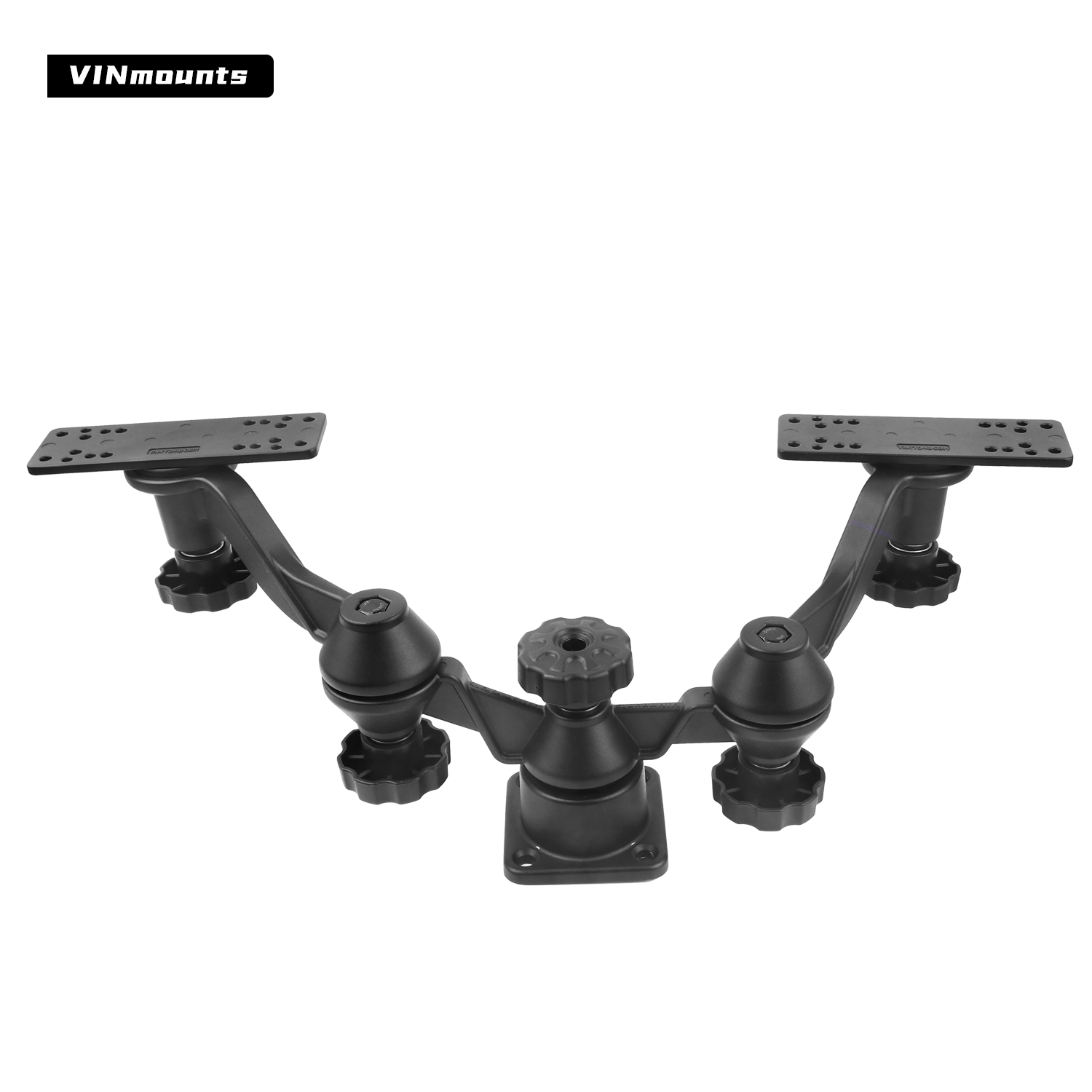 Fish Finder - Soporte horizontal de doble brazo para