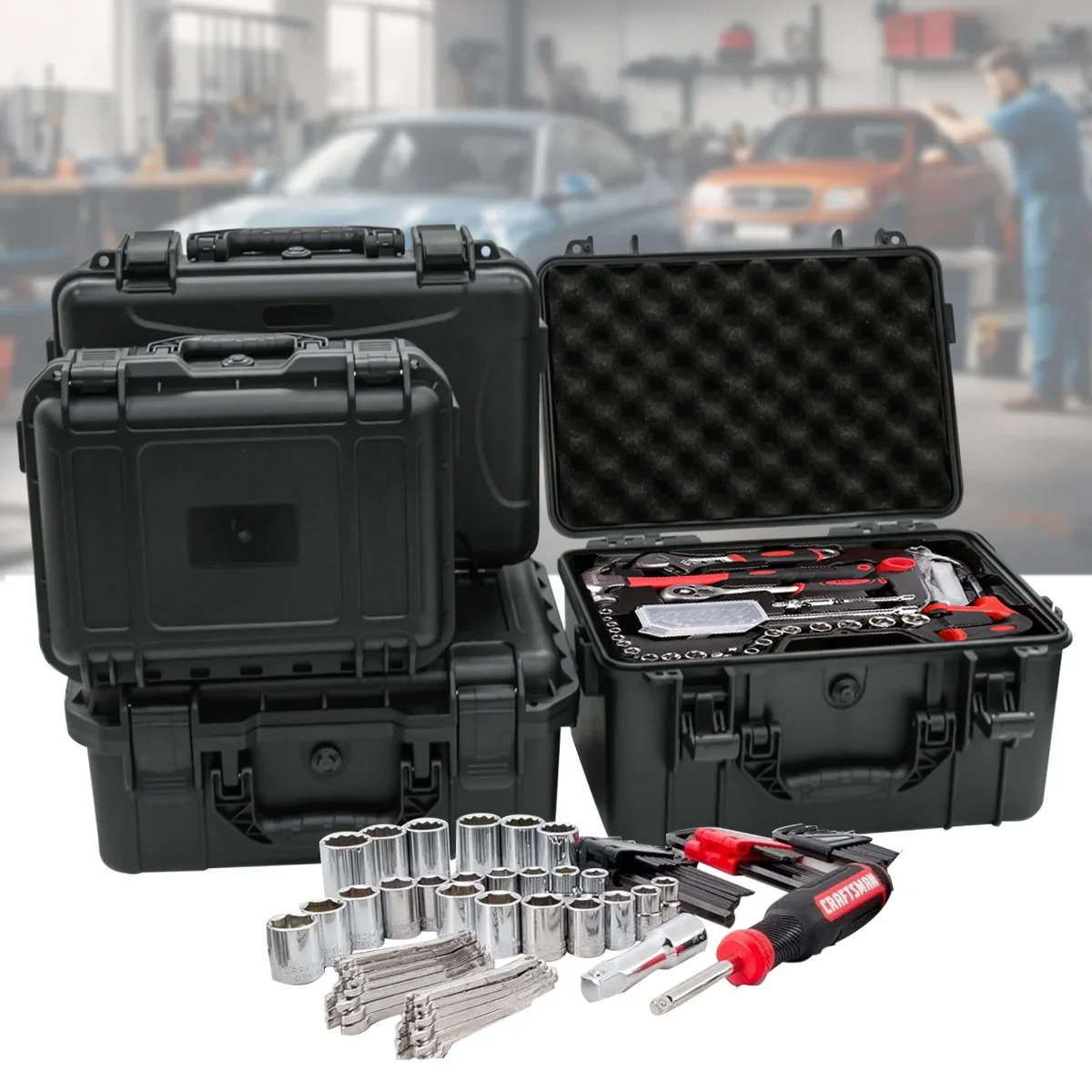 Fish Finder Case - 1 caja de herramientas portátil con