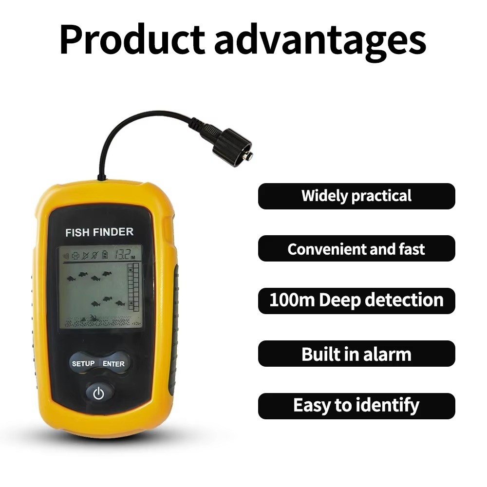 Buscador de Peces Portátil con - Fish Finder Portable reseña y precio