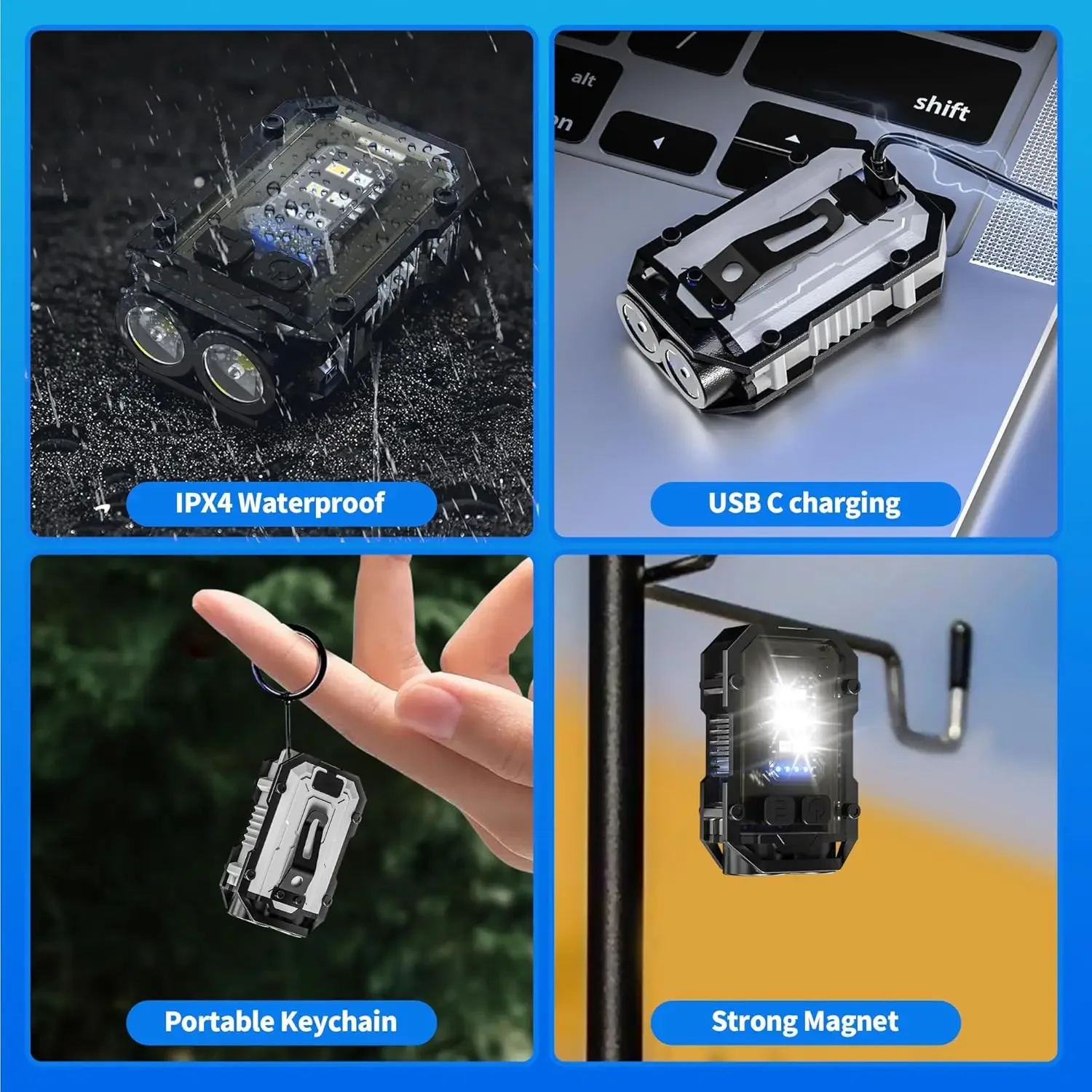 Linterna con Clip recargable M - Fishing Light reseña y precio