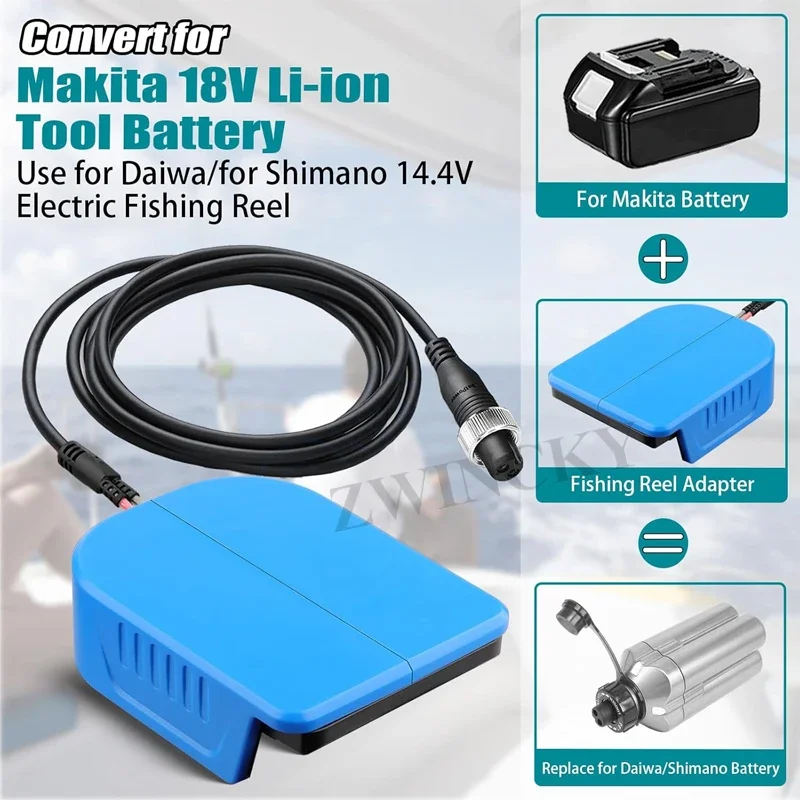 Nuevo adaptador portátil para  - Fish Finder Battery reseña y precio