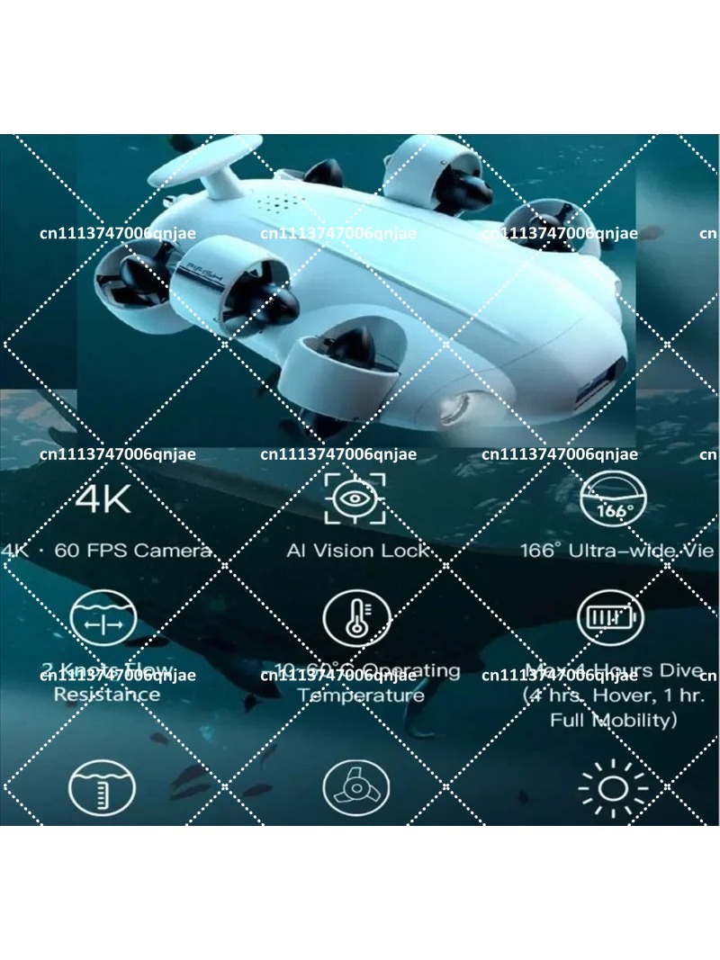 Robot Submarino ROV con Cámara - Underwater Camera reseña y precio