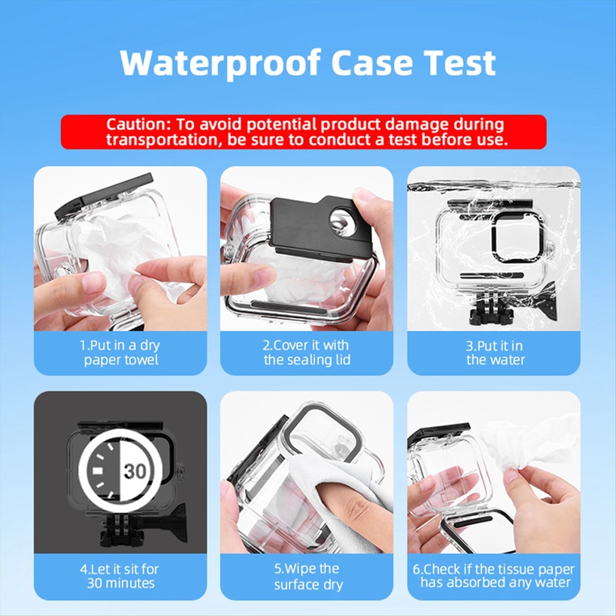 M05K Funda impermeable de 60M  - Underwater Camera reseña y precio