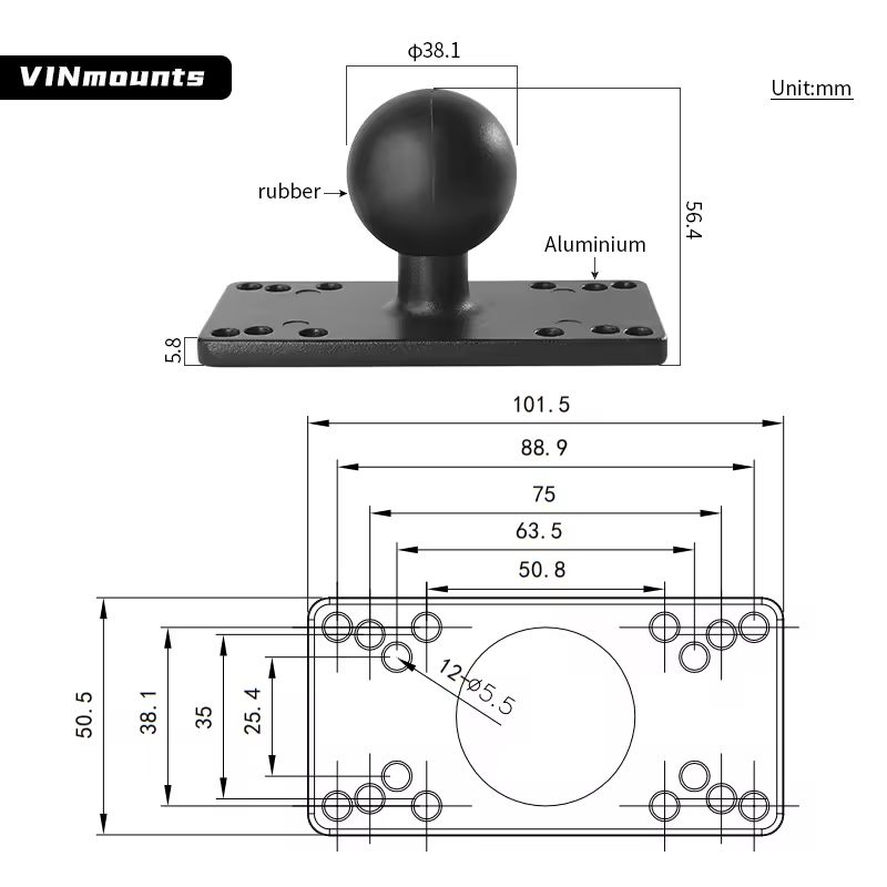 Soporte Universal para Sonda d - Fish Finder Mount reseña y precio