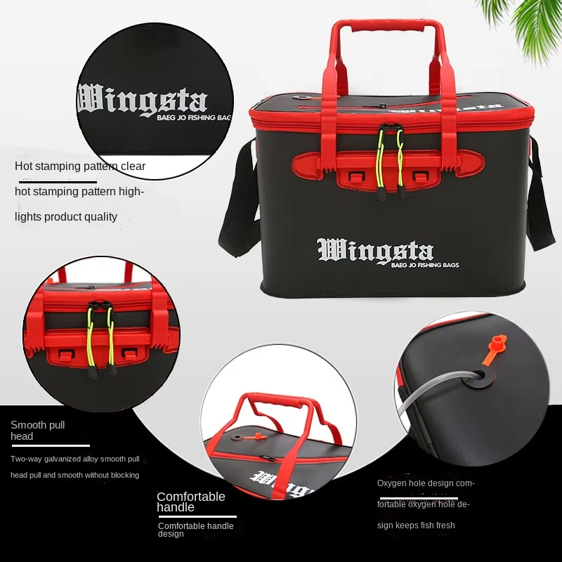 Cubo de pesca plegable y grues - Fish Finder Case reseña y precio