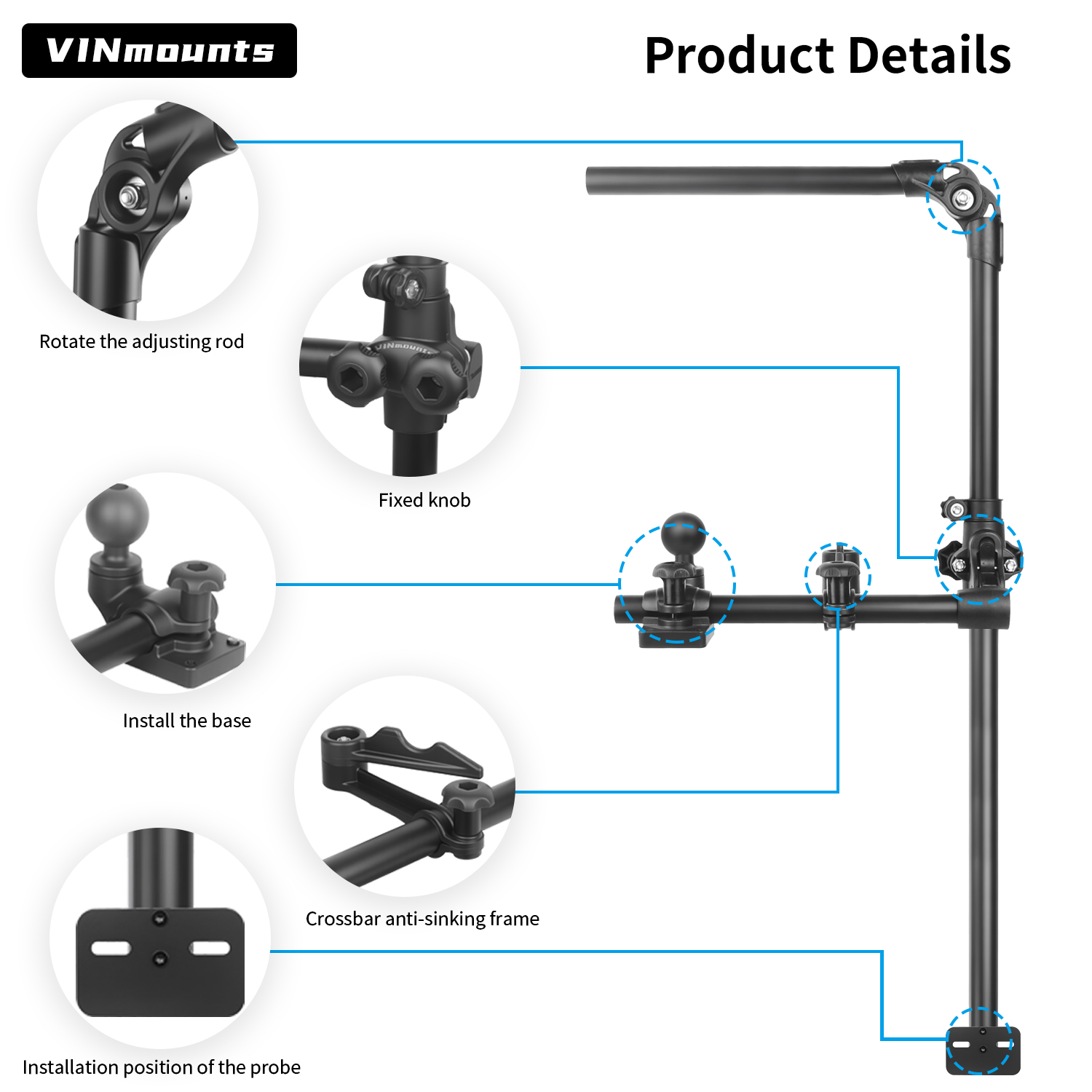 Soporte para Caña de Pescar co - Fish Finder Mount reseña y precio