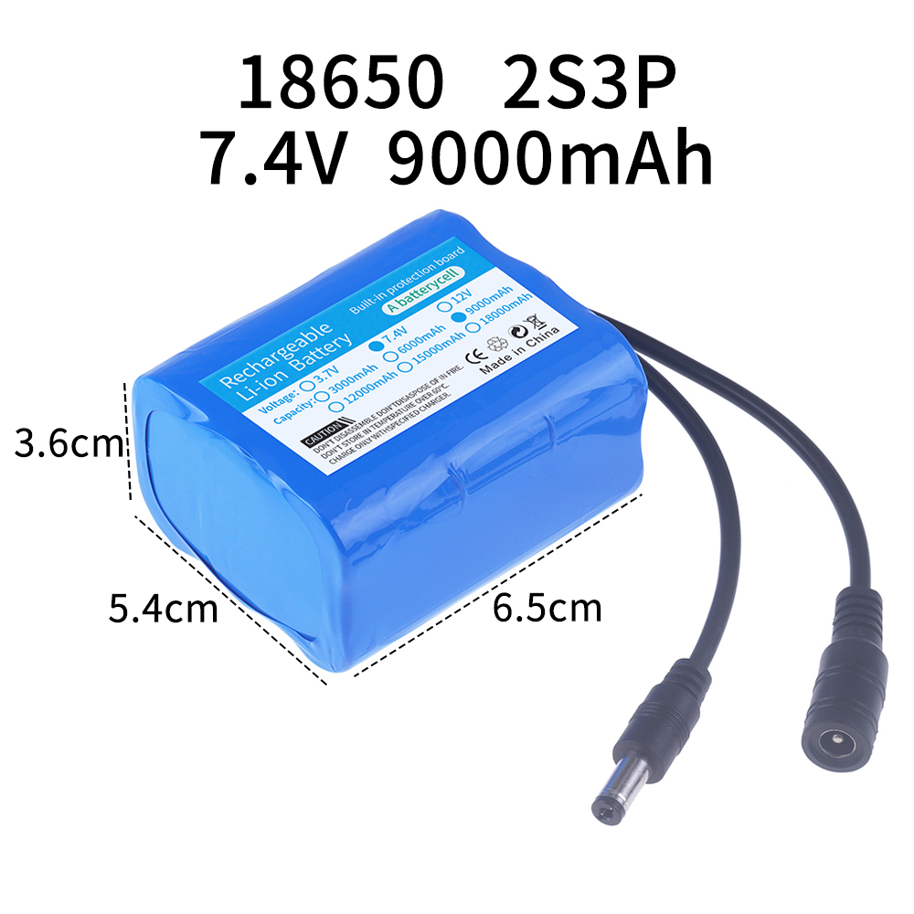Batería de 7,4 V, 3000mah/6000 - Fish Finder Charger reseña y precio