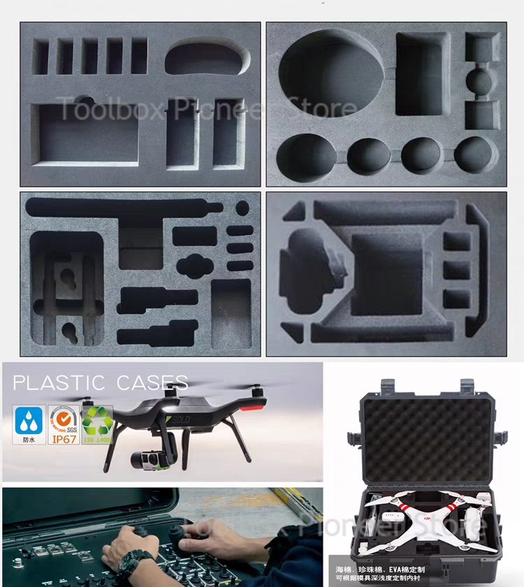 Caja de herramientas de plásti - Fish Finder Case reseña y precio