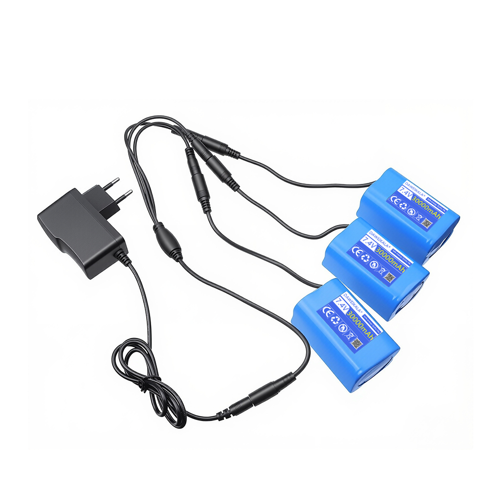 Batería de 7,4 V y 30000 mAh c - Fish Finder Charger reseña y precio