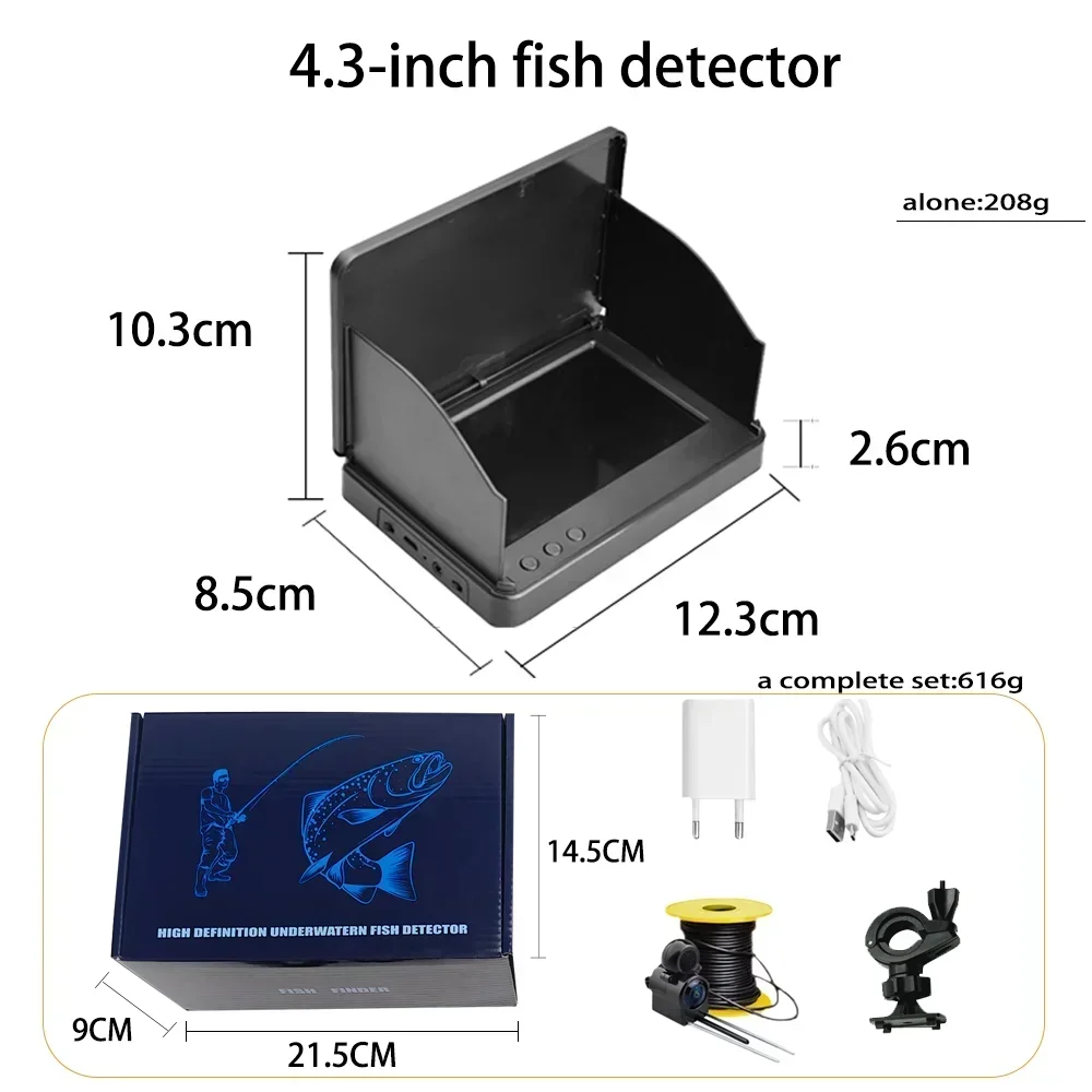 YS43A Detector de peces de 4,3 - Fish Finder Battery reseña y precio