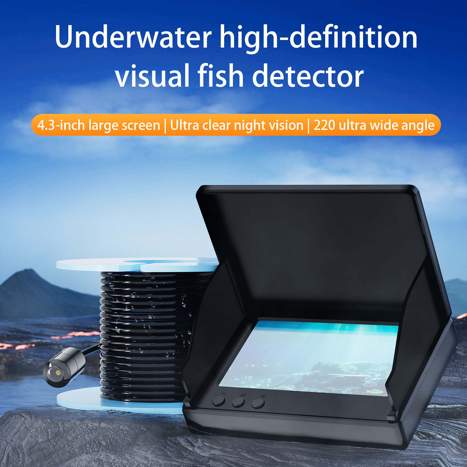 Cámara de Pesca Submarina de 4 - Fishing Camera reseña y precio
