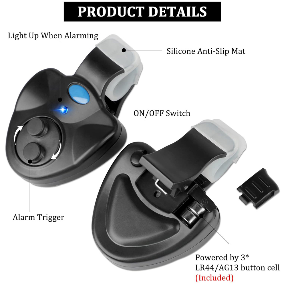 Set de Clips para Pesca de Car - Bite Alarm reseña y precio