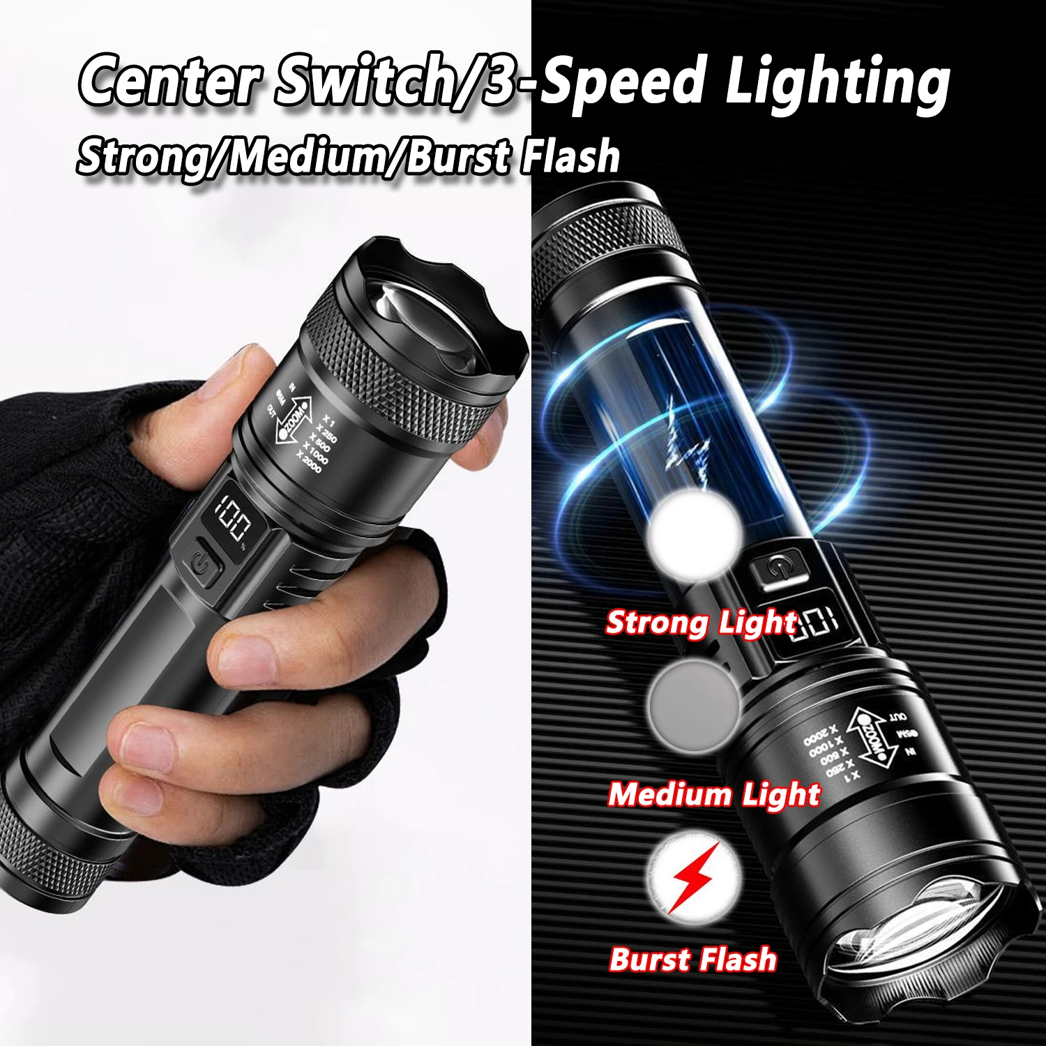 Linterna LED ultrabrillante, l - Fishing Light reseña y precio