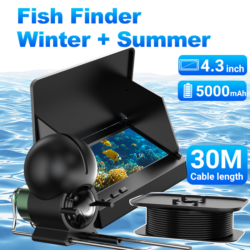 Cámara de Pesca en Hielo de 4. - Fish Finder Cable reseña y precio