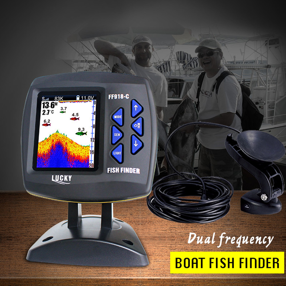 Localizador de peces con cable - Fish Finder Transducer reseña y precio