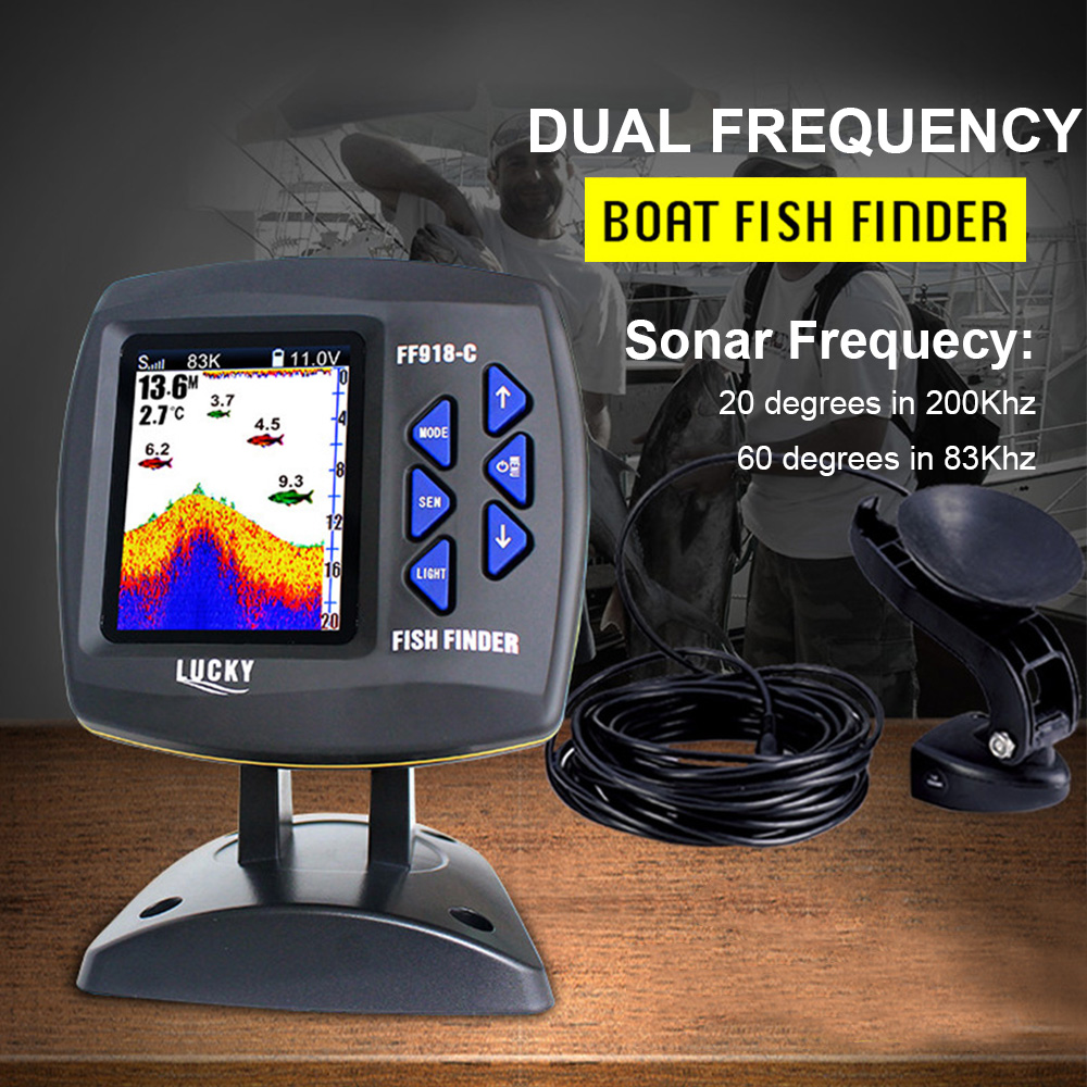 Localizador de peces con cable - Fish Finder Transducer reseña y precio