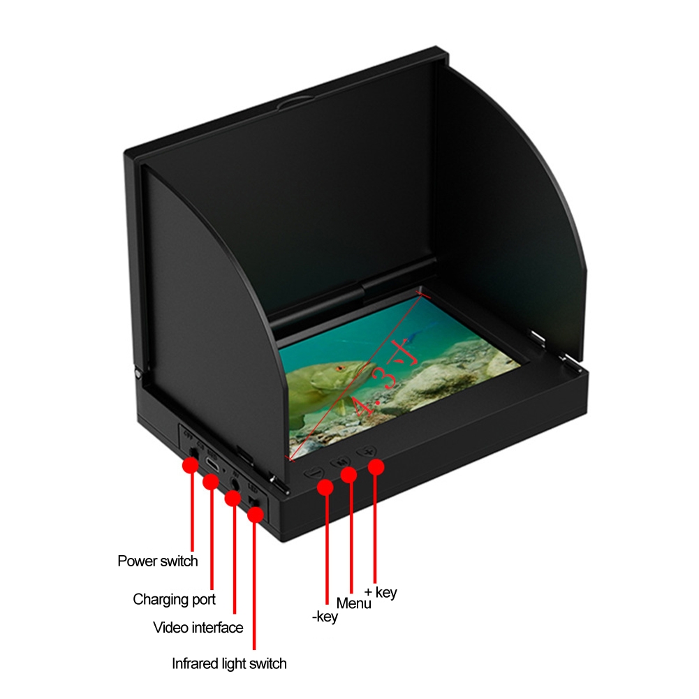 Buscador de peces con pantalla - Fishing Depth Finder reseña y precio