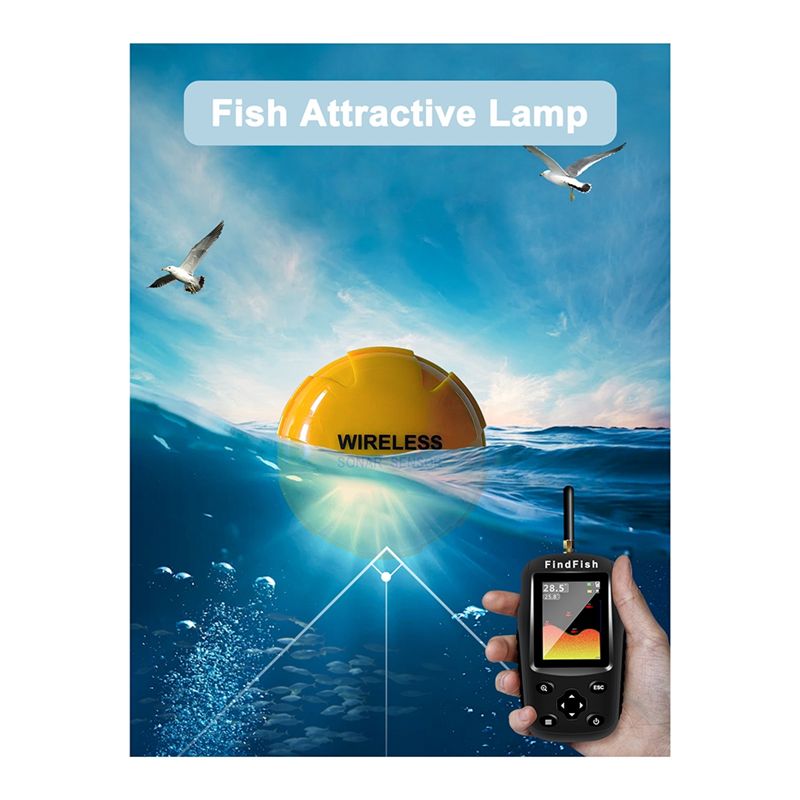 Sonda de Pesca Inalámbrica Int - Fish Finder Portable reseña y precio