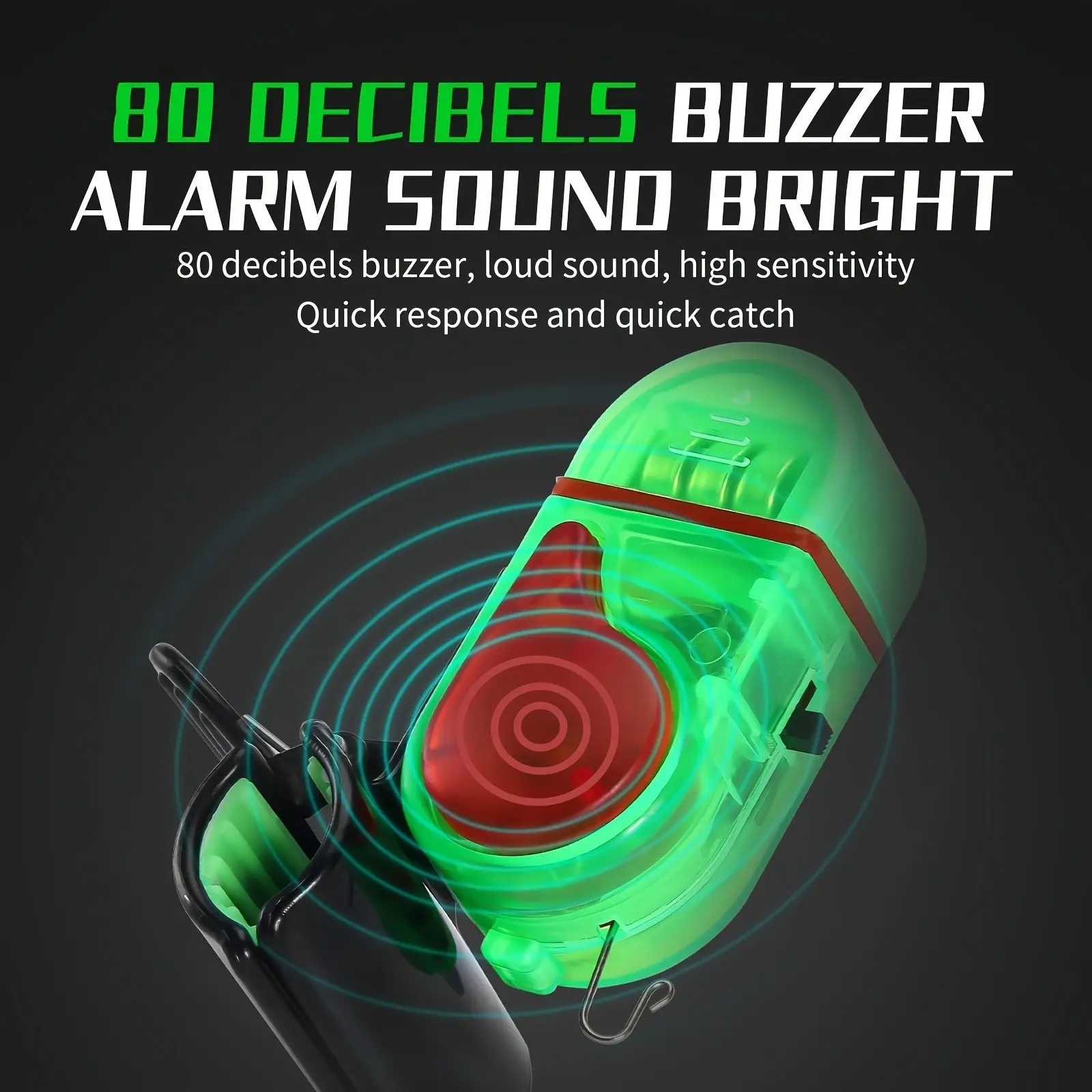 2 Alarmas de Pesca LED, Campan - Bite Indicator reseña y precio