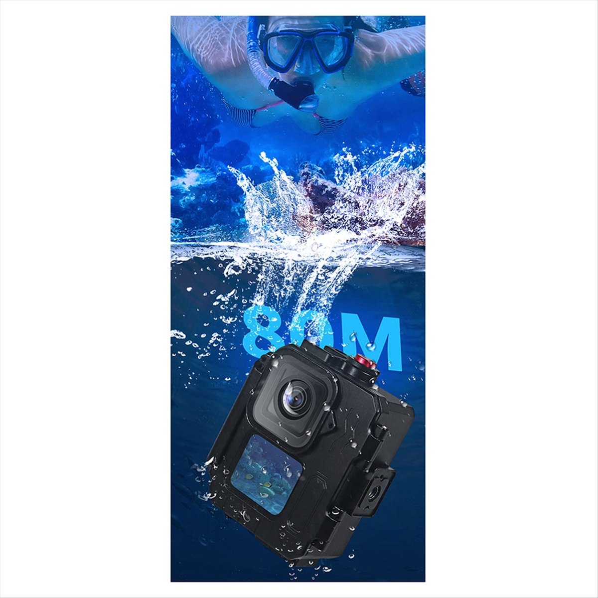 Carcasa Impermeable N05R 80M c - Underwater Camera reseña y precio